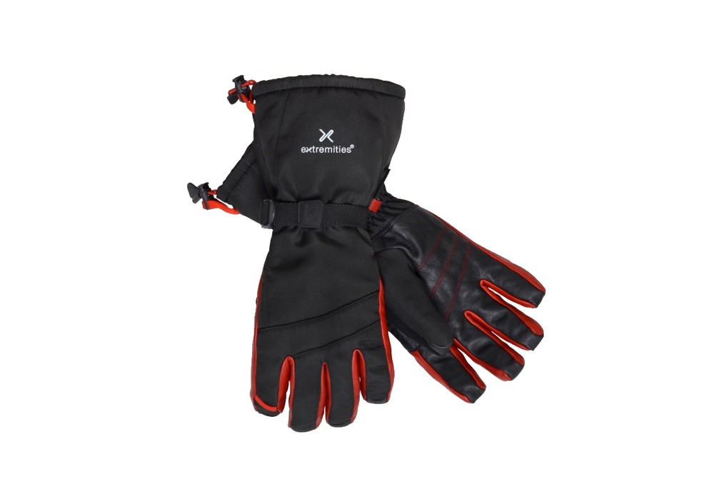 Непромокаемые перчатки Extremities Polar Glacier Gauntlet GTX Black/Red M