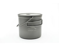 Титановый котелок (чашка) с дугообразной ручкой TOAKS Titanium 1100ml (POT-1100-BH)