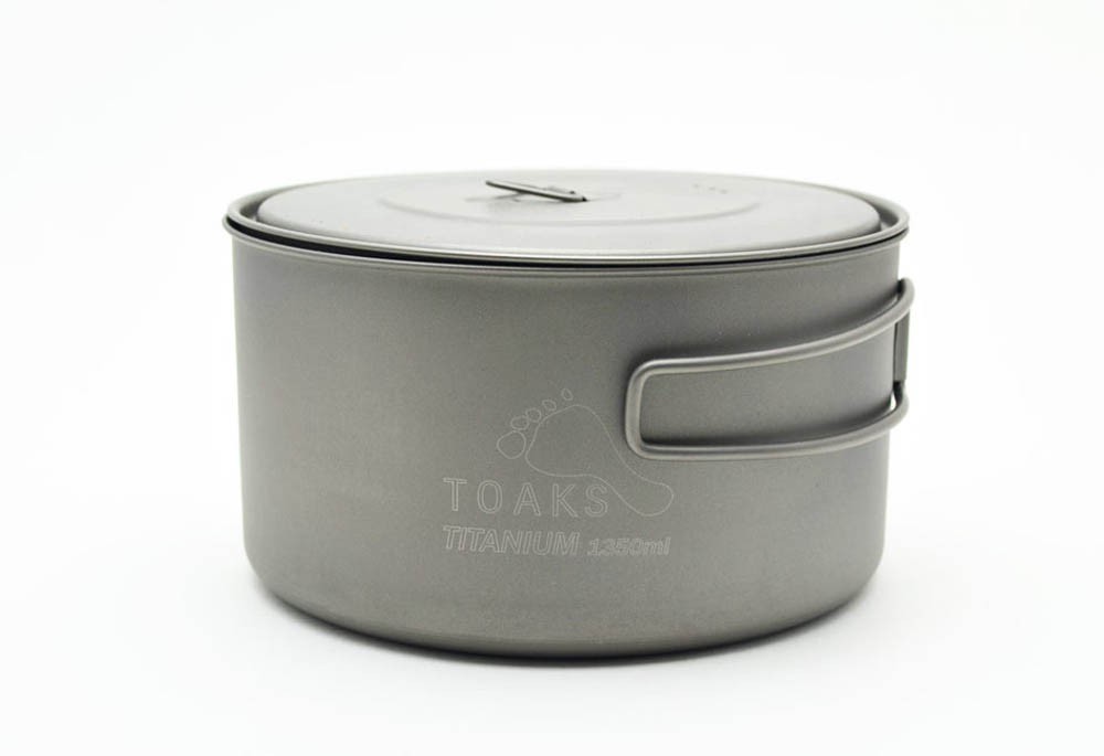 Котелок (кастрюля) TOAKS Titanium 1350ml (POT-1350)